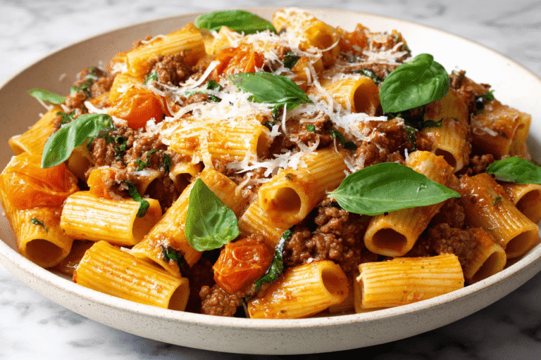 Beef Bolognese Pasta Recipe