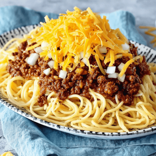 Beef Chili Spaghetti Recipe