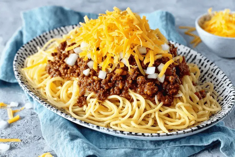 Beef Chili Spaghetti Recipe