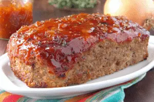 Beef Meatloaf with Pepper Jelly Glaze