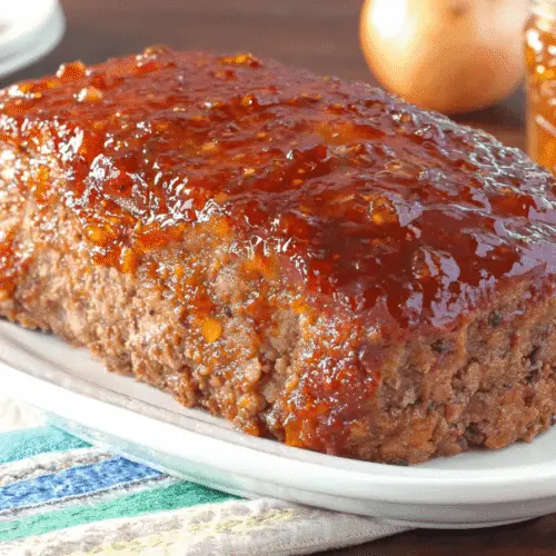 Beef Meatloaf with Pepper Jelly Glaze Recipe
