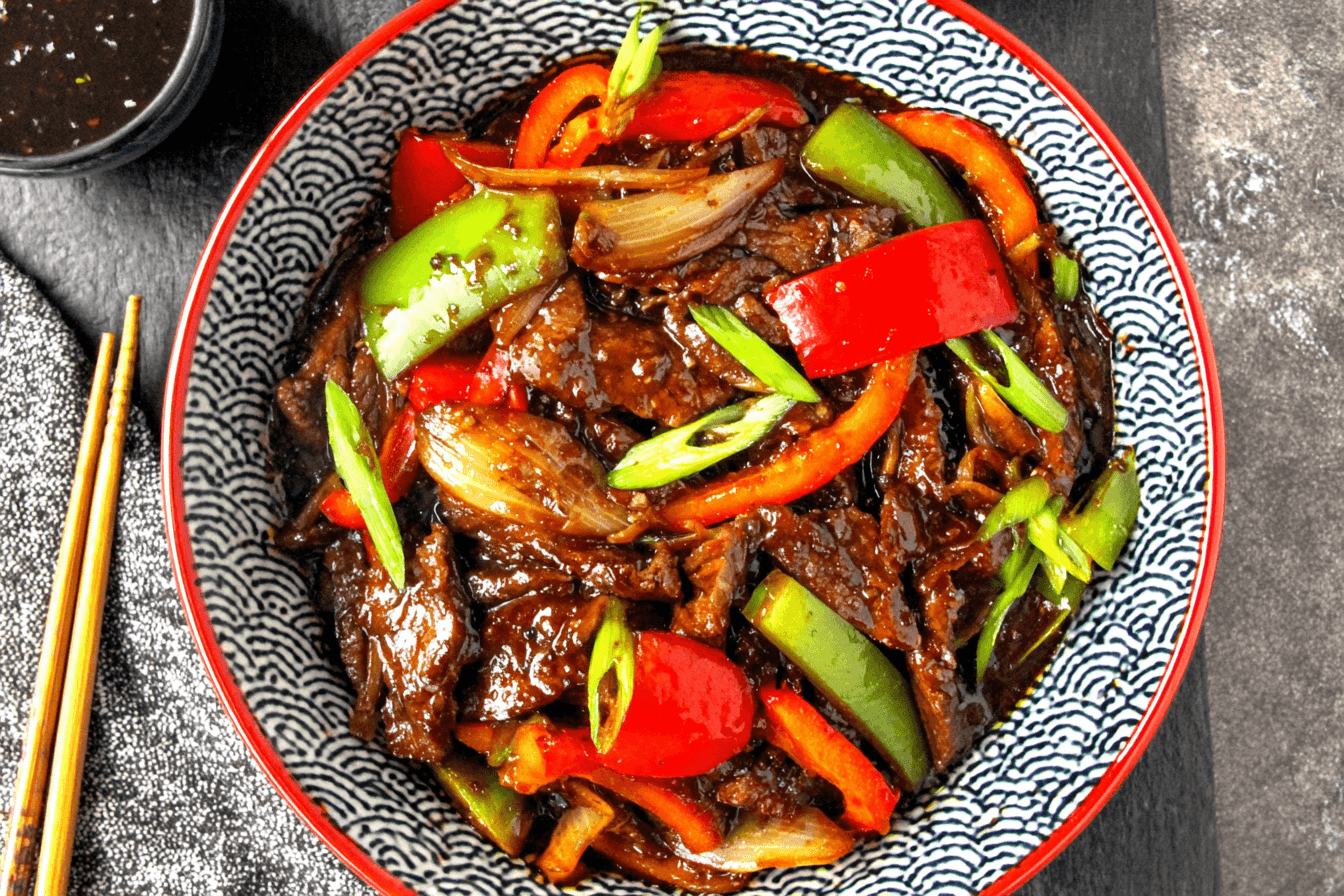 Beef with Black Pepper Sauce Recipe