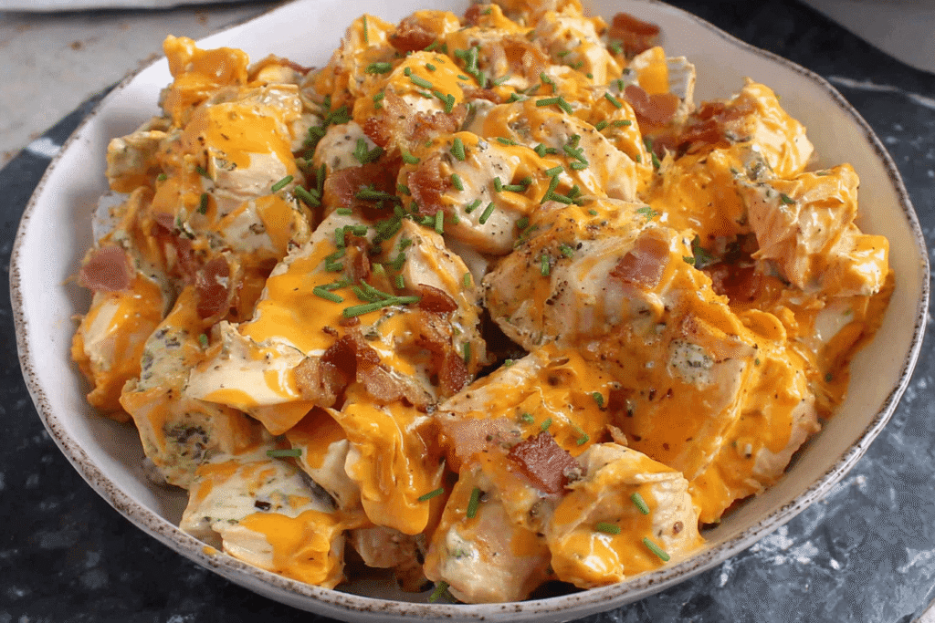 Buffalo Chicken Skillet Casserole Recipe