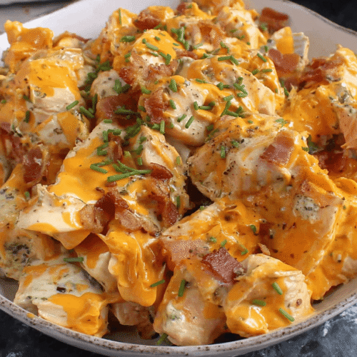 Buffalo Chicken Skillet Casserole Recipe