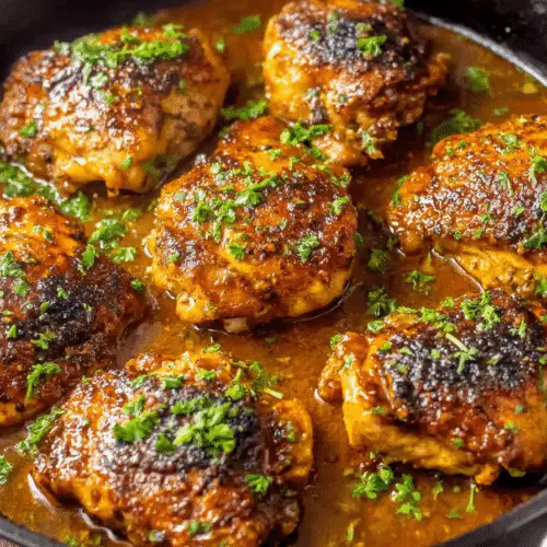 Cajun Butter Chicken Thighs Recipe