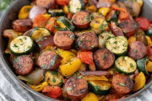 Cajun Sausage And Vegetables