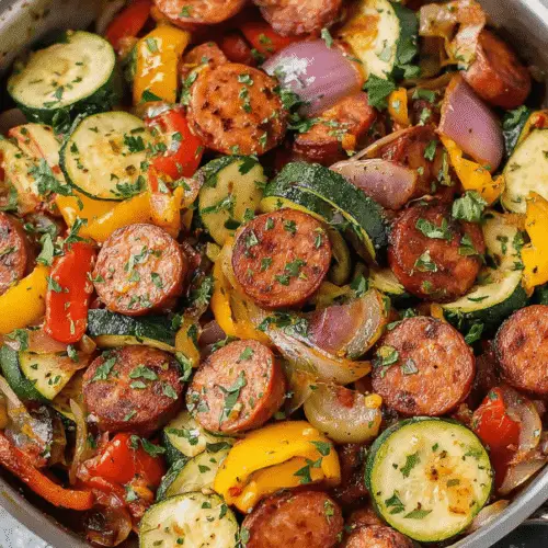 Cajun Sausage And Vegetables Recipe