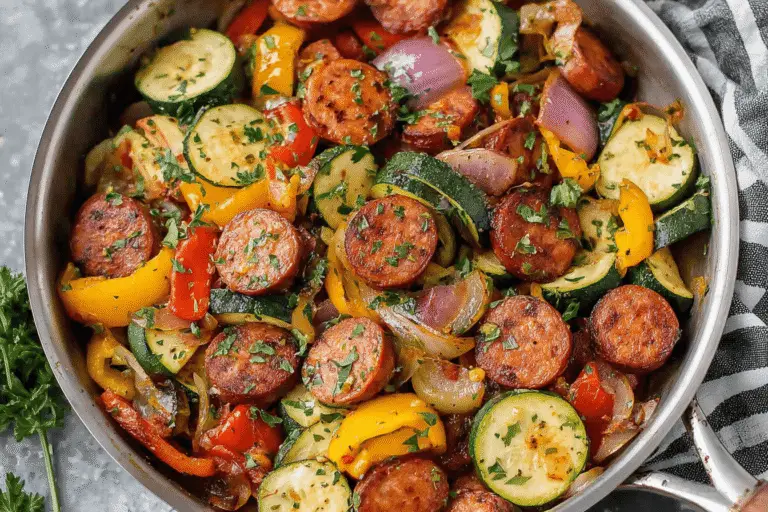 Cajun Sausage And Vegetables Recipe