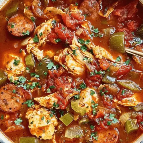 Cajun Turkey and Sausage Stew Recipe