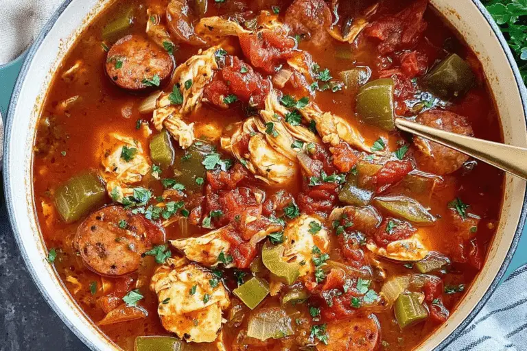 Cajun Turkey and Sausage Stew Recipe