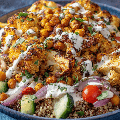 Cauliflower Shawarma Bowl Recipe