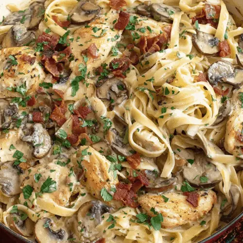 Chicken Alla Boscaiola Recipe