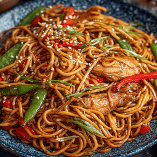Chicken Spaghetti Lo Mein Recipe