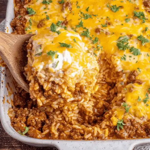 Chili Sour Cream Rice Bake Recipe