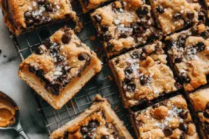 Chocolate Chip Cookie Butter Bars