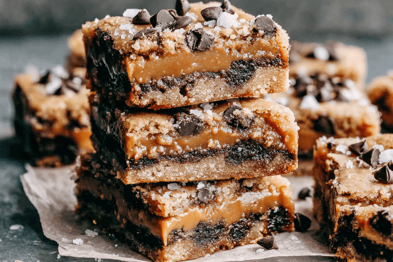 Chocolate Chip Cookie Butter Bars Recipe