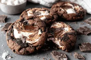 Chocolate Marshmallow Cookies