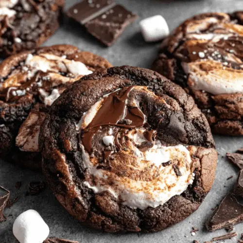 Chocolate Marshmallow Cookies Recipe