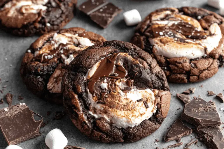 Chocolate Marshmallow Cookies Recipe