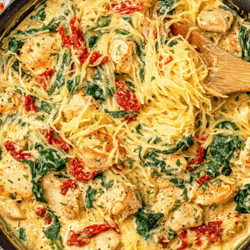 Creamy Chicken and Spaghetti Squash Delight Recipe