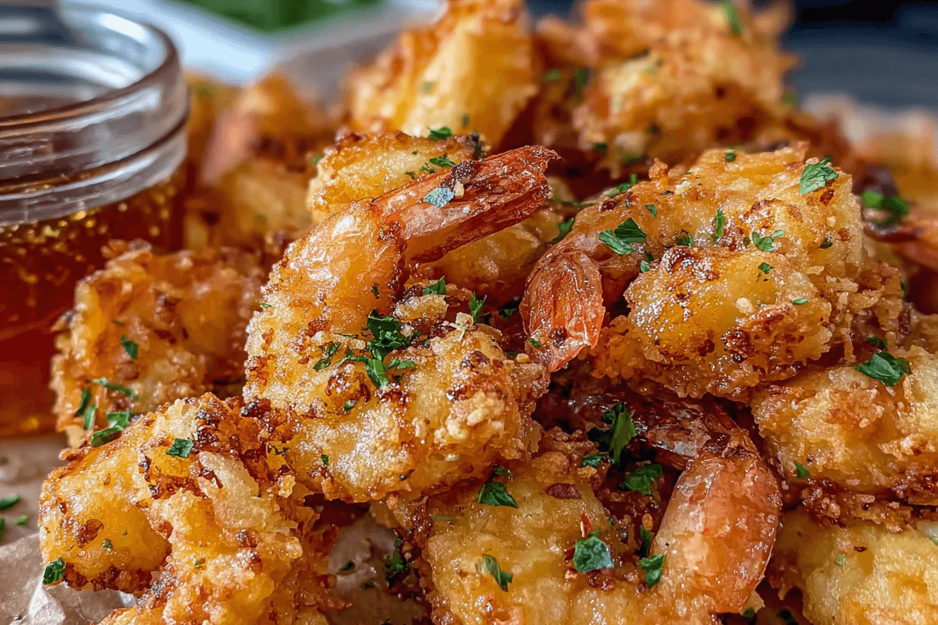 Crispy Fried Shrimp with Hot Honey Recipe