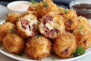 Crispy Reuben Balls