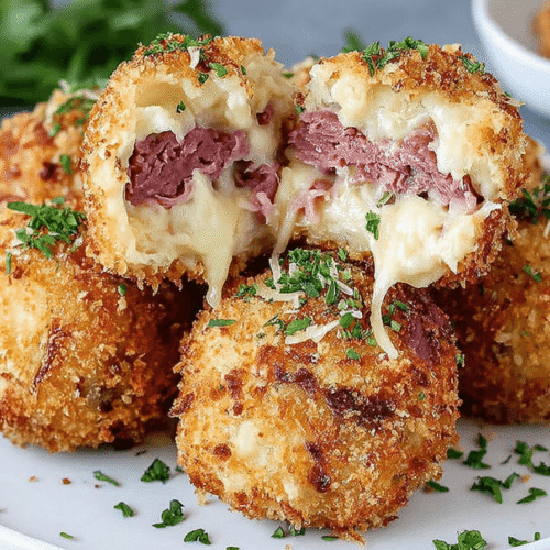 Crispy Reuben Balls Recipe