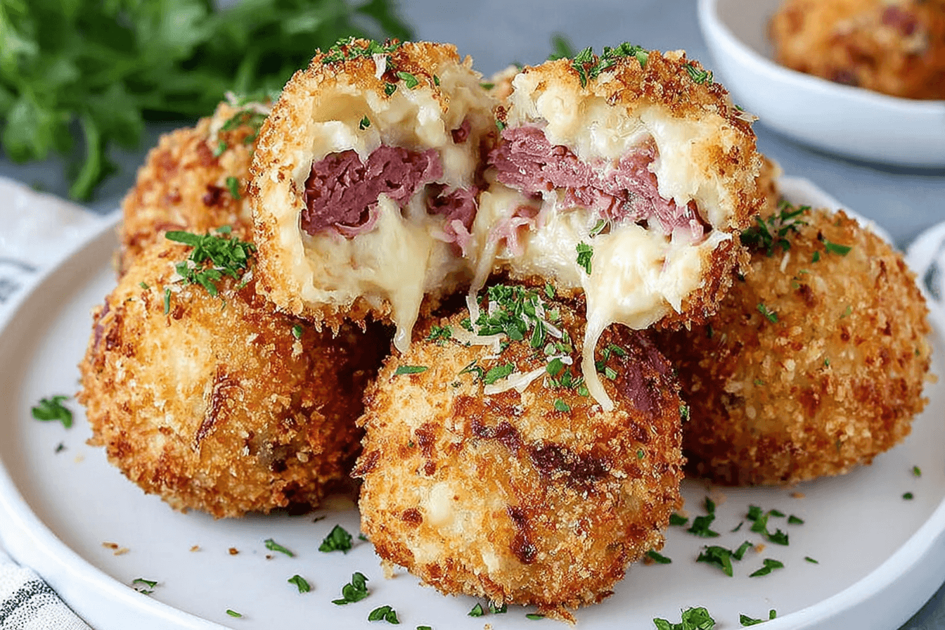 Crispy Reuben Balls Recipe