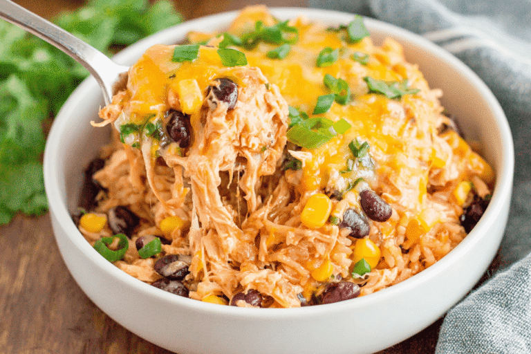 Crockpot Chicken Burrito Bowl Recipe