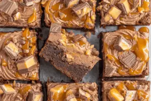 Decadent Milky Way Brownies
