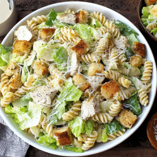 Delicious Pasta Caesar Salad Recipe