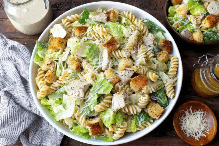 Delicious Pasta Caesar Salad Recipe