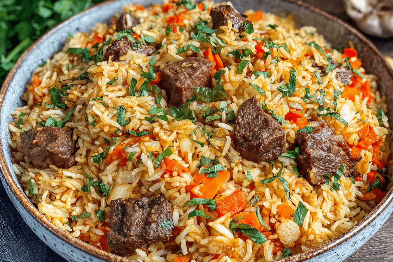 Easy One Pot Uzbek Plov Recipe