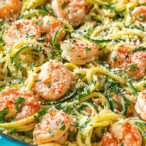 Easy Shrimp Scampi With Zucchini Noodles Recipe