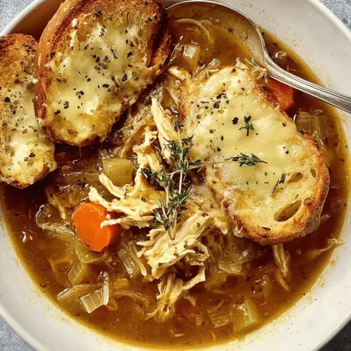 French Onion Chicken Soup Recipe
