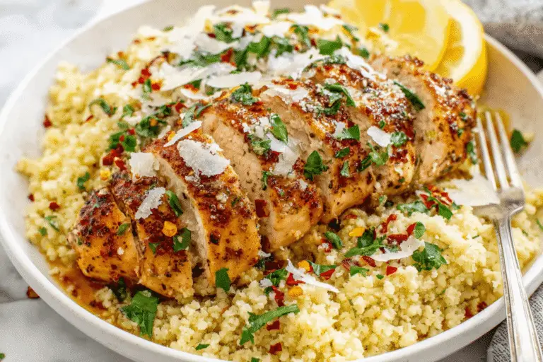Garlic Butter Chicken And Cauliflower Rice Recipe