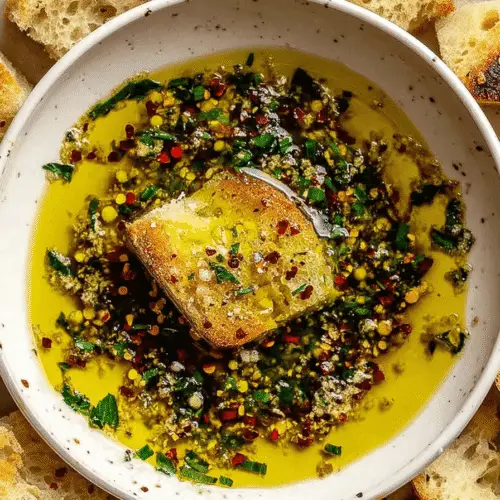 Garlic Olive Oil Dip Recipe