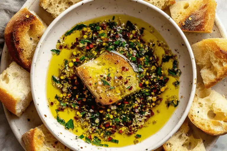 Garlic Olive Oil Dip Recipe