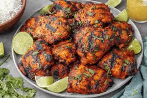 Grilled Achiote Chicken Thighs