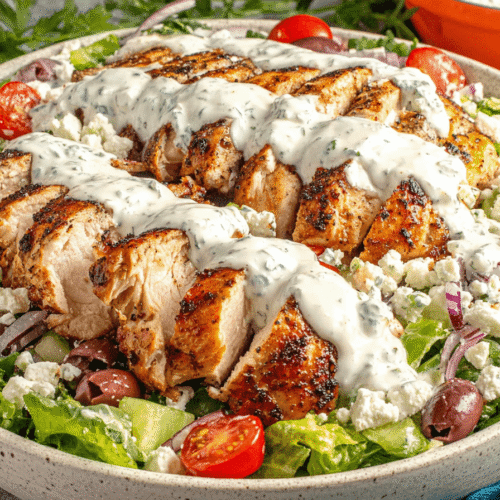 Grilled Chicken Tzatziki Salad Recipe