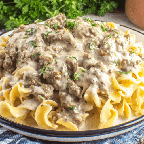 Ground Beef Stroganoff Recipe