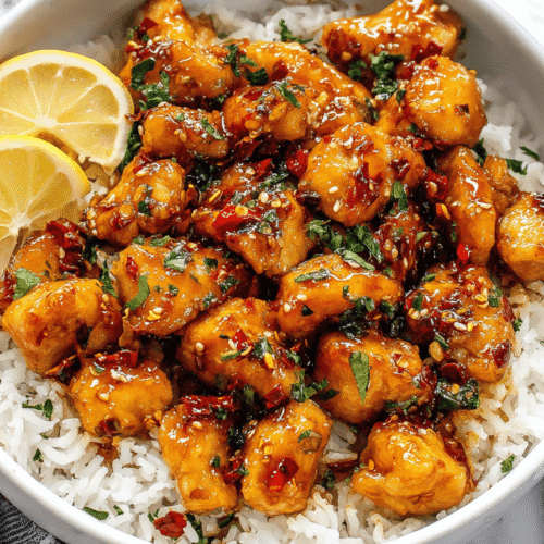 Honey Garlic Chicken Bites Recipe