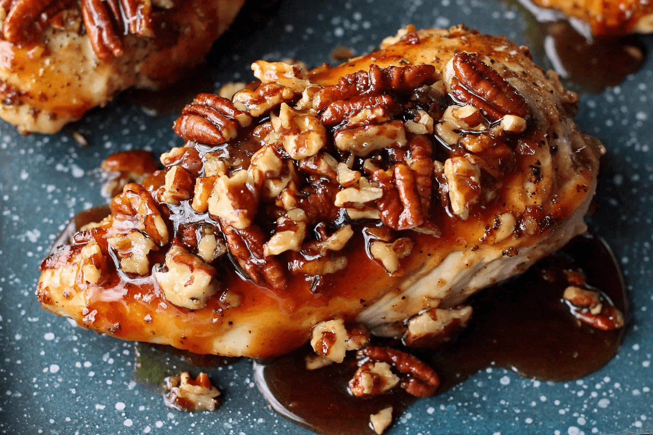 Honey Garlic Pecan Chicken Recipe