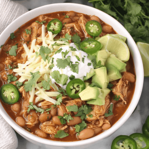 Jalapeno Beans With Shredded Chicken Recipe