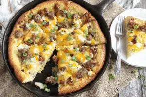Keto Breakfast Pizza