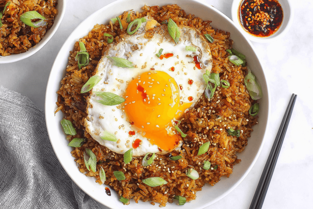Kimchi Fried Rice With Brown Rice Recipe