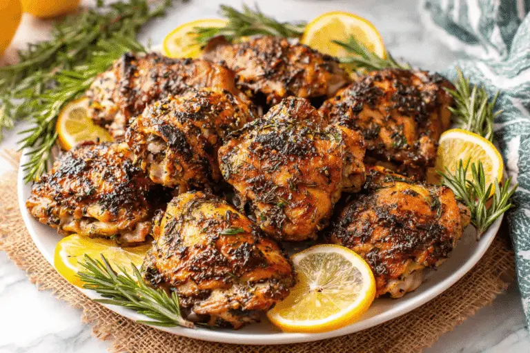 Lemon & Garlic Greek Marinated Chicken Recipe