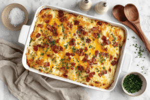 Loaded Potato Meatloaf Casserole