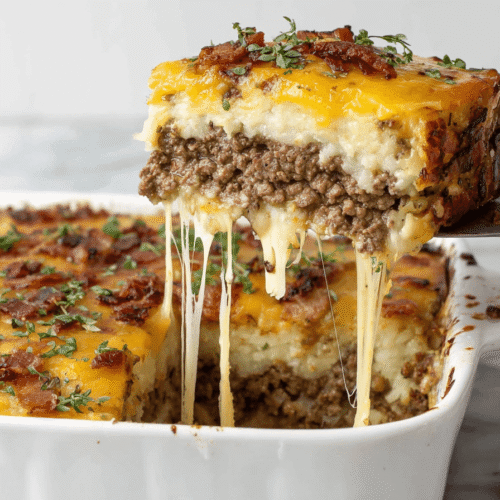 Loaded Potato Meatloaf Casserole Recipe