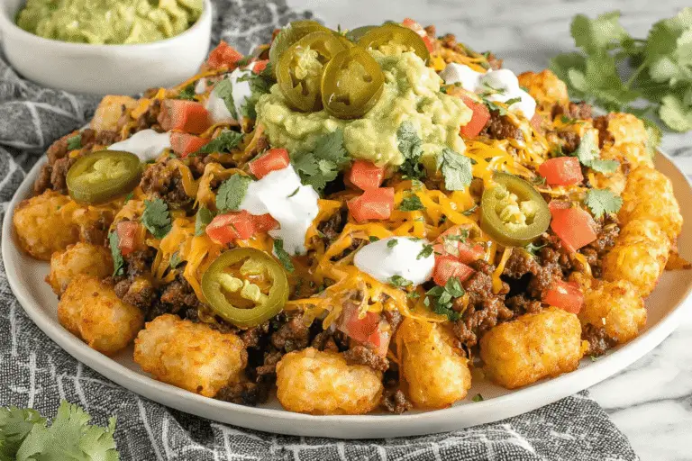 Loaded Tater Tot Nachos Recipe